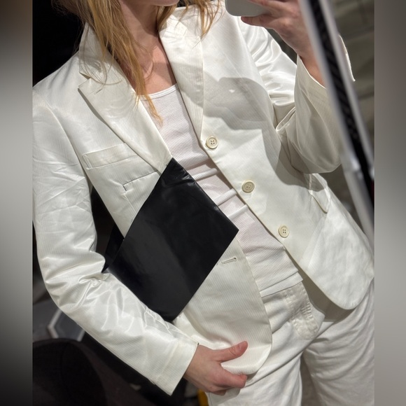 2500$ COLLECTION PIECE COMME DES GARCONS JACKET WHITE AND BLACK SIZE M